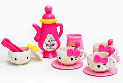 佳佳玩具 ------正版授權 Hello Kitty 凱蒂貓 KT悠閒下午茶 ST安全玩具 【0511343】