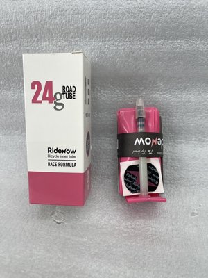 [ㄚ順雜貨鋪]最新款Ridenow 24g超輕量公路車粉紅內胎 700x18-32C 氣嘴65mm  單條 : 250元
