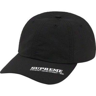 【日貨代購CITY】2021SS SUPREME VISOR LOGO 6-PANEL 帽子 老帽 黑色 現貨