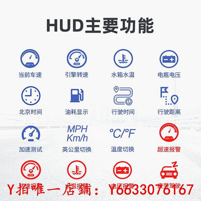 電子狗車載HUD抬頭顯示器汽車通用OBD多功能車速轉速水溫抬頭儀表盤M5汽車