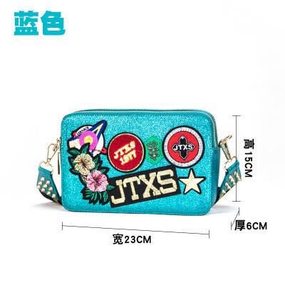 香港JTXS潮牌時尚流行手機單肩斜跨背包
