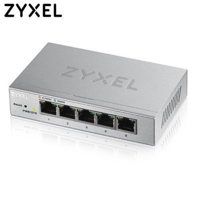 喬格電腦 ZYXEL GS1200-5 5埠網頁管理型GbE交換器