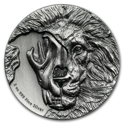 【翰維貿易】 2018年 紐埃 亞洲獅 獅子 2 oz 盎司 銀幣 預售 代購