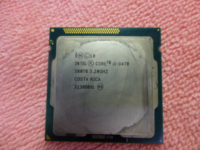 第三代Intel Core i5-3470 /i5 3470 3.2GHz 四核心處理器LGA1155 CPU（含風扇）
