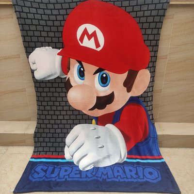 [現貨]超級瑪麗 瑪利歐 空調毯Nintendo 馬力歐兄弟 Super Mario 毛毯午睡毯 宿舍學生毯 交換生日禮