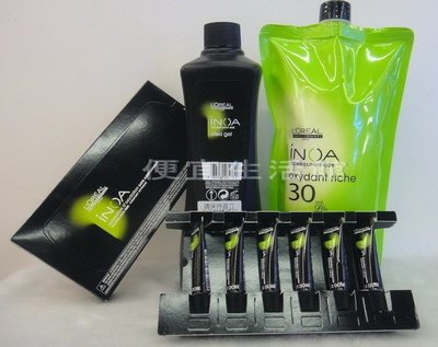 便宜生活館【燙染劑】萊雅L OREAL 專業護髮染膏iNOA (單賣伊諾雅染髮凝膠)