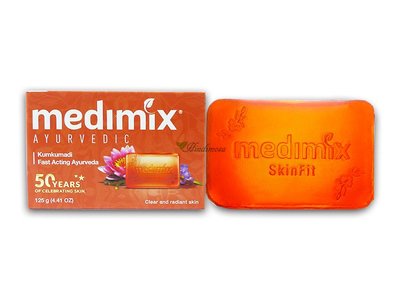 Medimix Ayurvedic 草本番紅花美膚皂 (紅色) 125g 藏紅花 杜拜帆船 特價