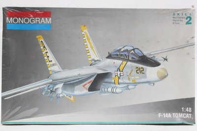 【統一模型玩具店】MONOGRAM《美軍 雄貓式戰鬥機 F-14A TOMCAT》1:48 # 5803【絕版缺貨】