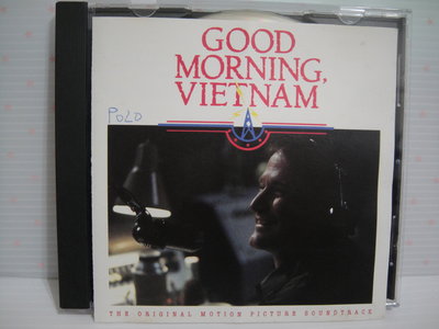 J8427 早安越南   電影原聲帶 / 美國版 保存良好 / 羅賓威廉斯演出 / 光碟封面有字