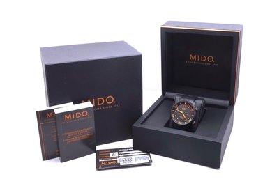 【台中青蘋果】美度 MIDO Multifort Diver 日曆機械腕錶 M0059303705000 #15840