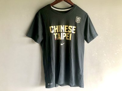 NIKE 中華隊 2016 限量款 黑金配色 應援T-Shirt 瓊斯盃40週年紀念版