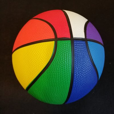 [福威國際企業] 幼童籃球 3號籃球 8色彩虹
