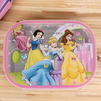 ^燕子部屋 ^ 【迪士尼】 DISNEY 公主系列 樂扣不鏽鋼餐盤