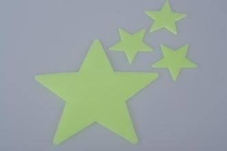 螢光貼 夜光貼 星星貼 星空貼 壁貼 房間造景(2大7小)沒背膠