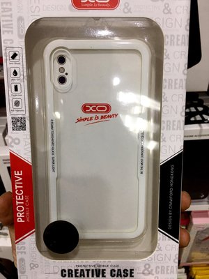 壹 Baseus Apple iPhone X 10 IX TPU 玻璃防摔背蓋 IX 晶瑩系列白色