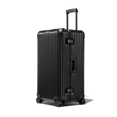 【二手】德國正品 Rimowa ORIGINAL Trunk Plus 31吋 大型行李箱 黑色/銀色 92580014