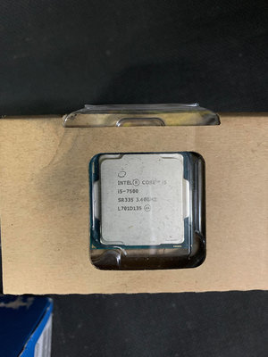 出售 Intel  i5-7500 CPU  含風扇   1490元.....