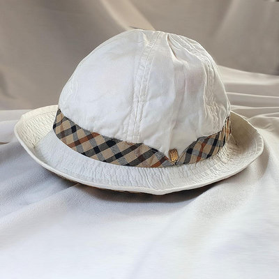 Daks棉質白色遮陽帽