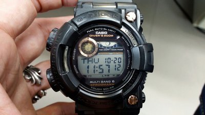 再降價-Casio g-shock 型號gwf-1000b玫瑰金蛙錶