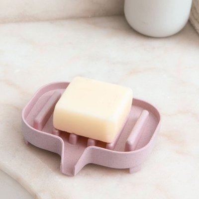 環保小麥瀝水皂盒 素色 小麥塑料 可瀝水 香皂盒 多用肥皂盒 浴室 排水香皂盒 廚房 清潔【N335】☜shop go☞