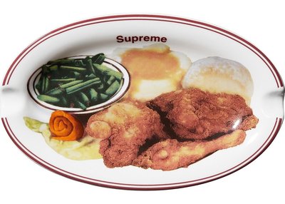 日貨代購CITY 2018SS Supreme Chicken Dinner Plate Ashtray 菸灰缸 現貨