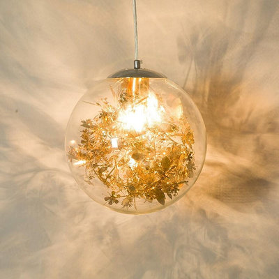 北歐後現代簡約臥室燈創意個性單頭玻璃吊燈藝術客廳餐廳燈具