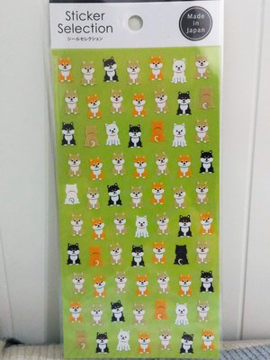 【cheerio】日本雜貨/日本製/可愛動物圖案造型貼紙/手帳本貼紙/行事曆貼紙/柴犬