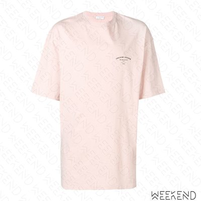 【WEEKEND】 IH NOM UH NIT Couture Atelier 男女同款 短袖上衣 T恤 粉色 19春夏