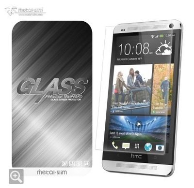 【UNIPRO】Metal-Slim HTC ONE M8 9H弧邊耐磨防指紋超薄鋼化玻璃保護貼