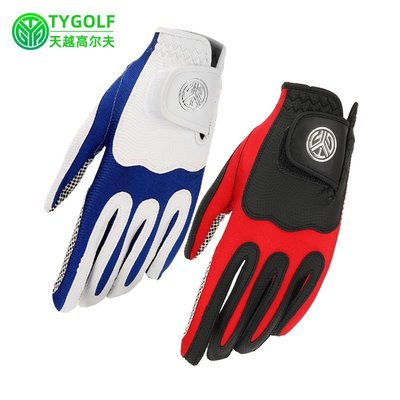 下殺-高爾夫球 高爾夫用品 高爾夫桿套新款TYGOLF高爾夫手套男士單只掌心硅膠防滑舒適透氣耐磨魔術手套