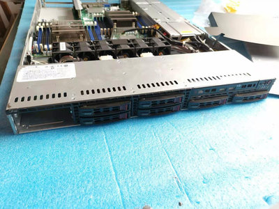 超微1u伺服器 X9DRW-7TPF主板8盤2.5 集成SAS 2208和10000M10GB雙口