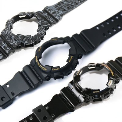手錶配件樹脂錶帶男士針扣錶帶卡西歐 G-SHOCK GA-110 GA-100 GD-120 5146 5081 防水錶
