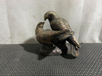 x銅鳥銅鸚鵡擺件工藝品復古裝飾品擺件