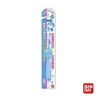 【牙齒寶寶】日本 萬代 BANDAI 兒童牙刷 哆啦A夢牙刷1入(藍)