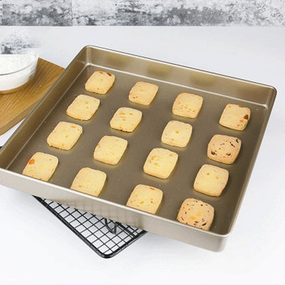 烘焙工具焙藝不粘正方形 蛋卷烤盤 曲奇餅干牛軋糖模具 烘焙工具烤箱用