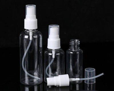 《水水百貨》50ml透明噴瓶/塑膠瓶/噴霧瓶/分裝瓶