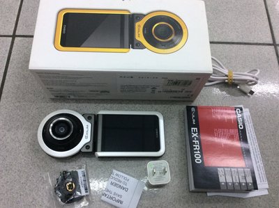 保固一年] [高雄明豐] 公司貨 Casio FR100  分離式防水運動相機  數位相機  便宜賣 [C2526]