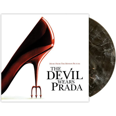 The Devil Wears Prada 穿著Prada的惡魔電影原聲帶LP黑白大理石膠唱片彩膠唱片
