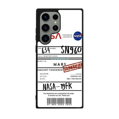 三星s23手機殼外殼三星 Galaxy S23 Plus Ultra Ticket Fake Nasa WT0045
