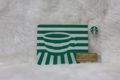 星巴克 STARBUCKS 美國 2016 6128 綠紋杯 隨行卡 儲值卡 星巴克卡 收藏