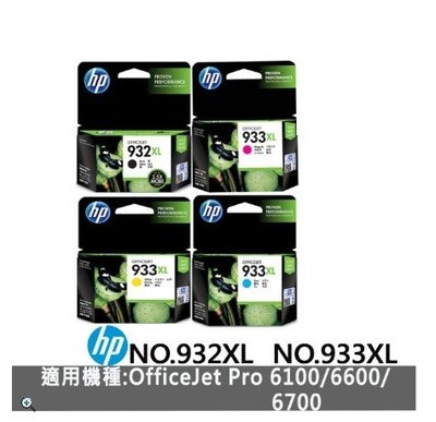 購Happy~HP NO.933XL 原廠墨水匣 單顆價