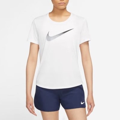 【NIKE 耐吉】Nike Dri-FIT One 女款短袖跑步上衣 白色 DX1026-100 尺寸: L、XL