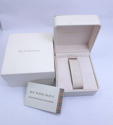 Burberry原廠錶盒+外盒及說明書