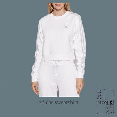 ADIDAS ORIGINALS CNY 全白 SWEAT 大學T 長袖 女款 HF7531【Insane-21】