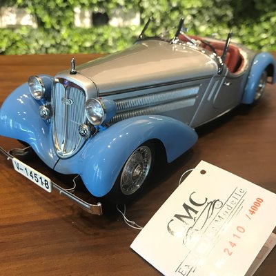 1/18 CMC Audi 225 Front Roadster 1935 blue/silver【MGM