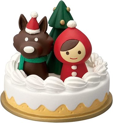 【36號日本雜貨直營】日本Decole Otogicco 小紅帽大野狼聖誕系列 聖誕蛋糕