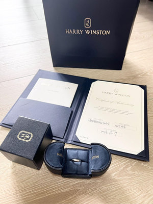 HW鑽石之王Harry Winston 海瑞溫斯頓 鉑金 鑽戒 婚戒
