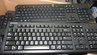 ...點子電腦-北投...中古◎HP COMPAQ 英文鍵盤 巧克力鍵盤◎外觀蠻新的，120元
