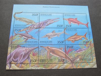 【雲品4】幾內亞Guinea 1000 Sc 1524 fish sheet MNH  庫號#A08 51632