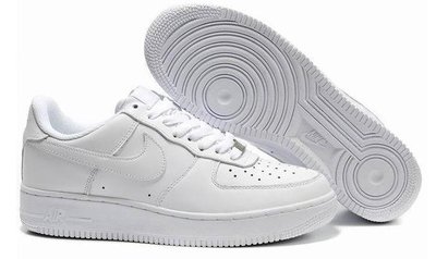 【】Nike AIR FORCE 1 耐吉 空軍一號經典板鞋AF1 跑鞋休閒運動鞋 低筒高筒板鞋全白全黑 情侶款